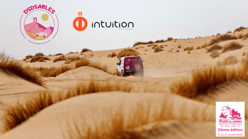 Intuition Software, sponsor de l'équipage DSDSABLES au Trophée Roses des Sables